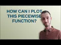 Mathematica How can I plot this piecewise function