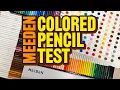NEW Meeden 120 Oil-Based Colored Pencil Set First Impression Review Coloring Books Tests