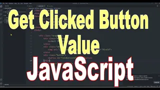 Get value of the clicked button in JavaScript Javascript tutorials