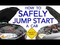 How To Safely Jump Start A Vehicle With A Dead Battery The Correct Way To Hook Up Jumper Cables