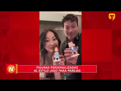 Figuras personalizadas al estilo Lego para parejas