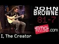John Browne of Monuments performs I The Creator on EMGtv