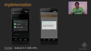DevBytes Android 4 4 SMS APIs