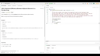 LeetCode Maximum Difference Between Adjacent Elements in a Circular Array Python