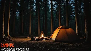 7 True Creepy Camping In The Woods HORROR Stories | With Rain Sounds