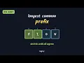 Longest Common Prefix LeetCode Easy Python Logixy