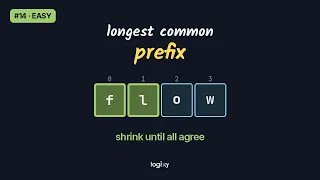 Longest Common Prefix LeetCode Easy Python Logixy