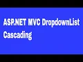 ASP NET C DropdownList Cascading