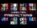 NFL Week 10 Predictions