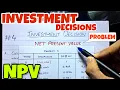 Net Present Value NPV - Investment Decision