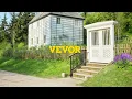 VEVOR Handrails for Outdoor Steps - Easy Install Sturdy Wrought Iron Railing for 1 or 2 Steps