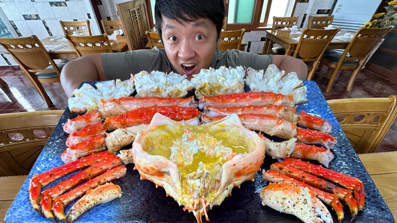 8am Korean BBQ Breakfast & $250 GREATEST Whole KING CRAB Brunch in South Korea