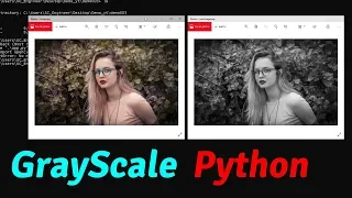 python tutorials convert RGB image to grayscale in python opencv 2019