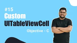 Objective-C UITableView Tutorial Create Custom TableView Cells in Hindi