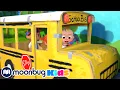 Download Lagu CoComelon - Roda Di Bus - Versi Ceria | Kartun anak anak | Moonbug Kids Indonesia