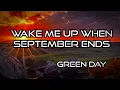 Download Lagu Green Day - Wake Me Up When September Ends (lyrics)