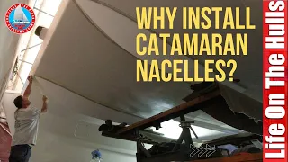Catamaran Nacelles – Wave Breakers on the Bow // Catamaran Build From Scratch Ep283