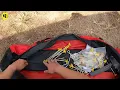 Travel vlog, RV owners change campsites, and tents beside the car are very convenient to use