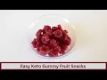 The Easiest Keto Gummy Fruit Snacks Gummy Bears