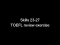 Download Lagu Skill 23-27 TOEFL review exercise Longman TOEFL test