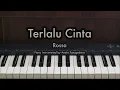 Download Lagu Terlalu Cinta - Rossa | Piano Karaoke by Andre Panggabean