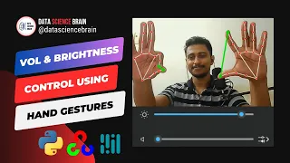 Volume Brightness Control using Hand Gestures Computer Vision OpenCV MediaPipe - dsbrain