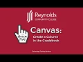 TTS Quick Tips Canvas Create a Column in the Gradebook