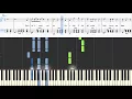 Miguel ft. Natalia Lafourcade - Remember Me (Dúo) (from Coco) (Synthesia Piano Tutorial w/Lyrics)