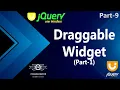 09 Draggable Widget In jQuery UI jQuery UI DraggableMethod jQuery UI Part-1