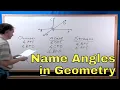 Name Measure Angles in Geometry - Right Acute Obtuse Angles