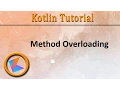 Kotlin Tutorial 2 Method Overloading
