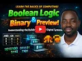 Boolean logic binary scaling bit patterns