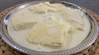 وأطيب گيمر عراقي بدون نشا ومن نفس الحليب طلعت وجبتين من الگيمر 