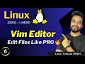 Learn How to use vi vim editor in Linux with examples in Hindi MPrashant
