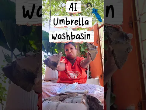 AI vs Me 🥊 Umbrella 🌂 Washbasin DIY 😱 ( Part-2 ) #shorts #youtubeshorts #trending #viral #diy