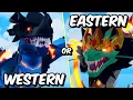 Is WESTERN Or EASTERN Dragon Better in Blox Fruits Which YOU Should Choose