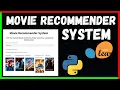 Movie Recommendation System Project Python Streamlit Machine Learning 2025