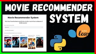 Movie Recommendation System Project Python Streamlit Machine Learning 2025