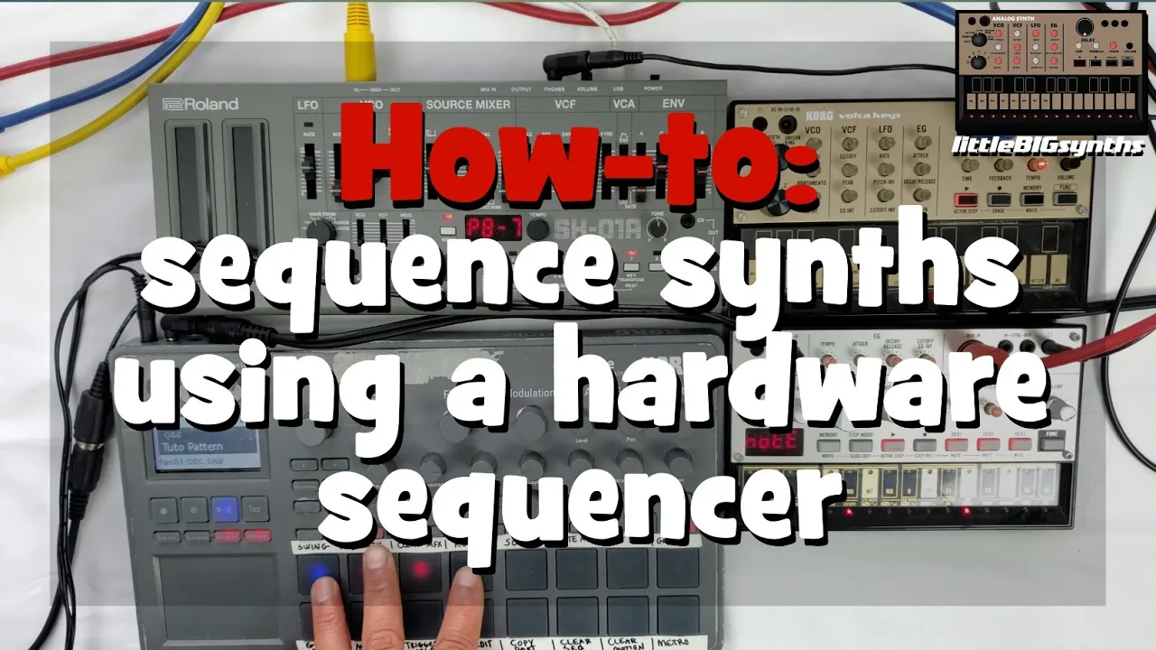 How-to: Sequence synths using a hardware sequencer | ft. The Korg Electribe 2