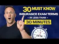 30 Life Insurance Exam Terms You NEED to Know in UNDER 30 Minutes