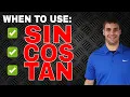 How to do Sin Cos and Tan Problems