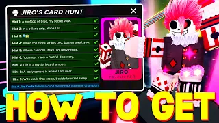Download *REAL* HOW TO GET ALL JIRO CARD LOCATIONS in DEATH BALL ROBLOX! MP3
