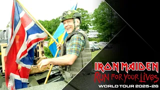 Iron Maiden - Bruce arrives at Sweden Rock
