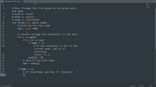 Leetcode 208 Implement Trie Prefix Tree in Python Python Leetcode Python Coding Tutorial