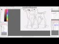 Bambi and Faline Speed Draw