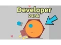LEVEL 200 DEVELOPER DOMINATOR MOD HUGE DOMINATOR AND ARENA CLOSER Diep io Sandbox Modding
