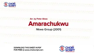 amarachukwu by nkwa group solfa music sheet