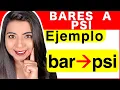 CONVERT from BARS to PSI