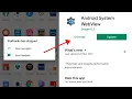 How To Fix Android Apps Crashing Issue 2021 System WebView Problem