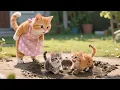 Download Lagu Kitten‘s Summer Break: Starting Some Mischief with Friend on Day One!🐾🛁#cat #funny